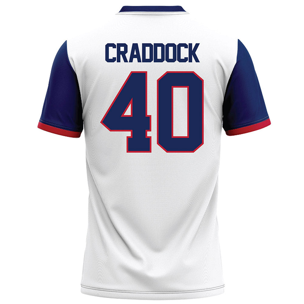 Arizona - NCAA Football : Brandon Craddock - White Football Jersey-1