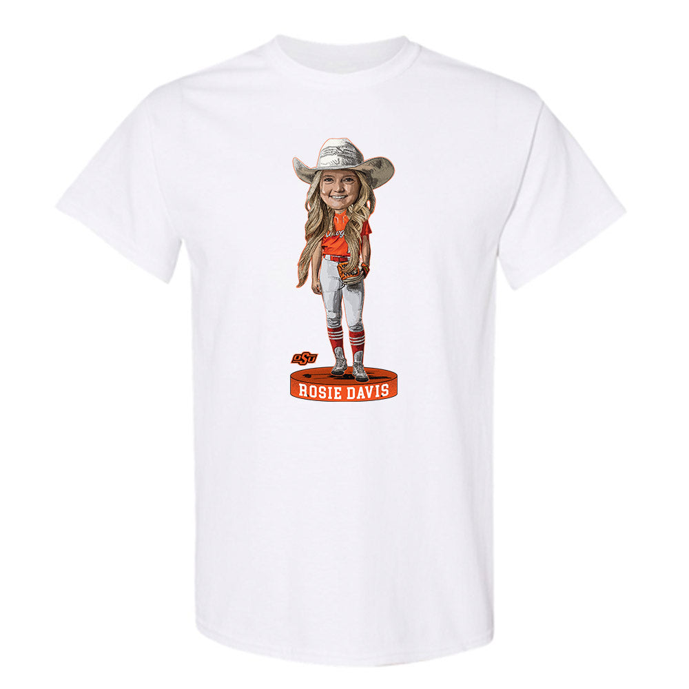 Oklahoma State - NCAA Softball : Rosie Davis - T-Shirt Individual Caricature