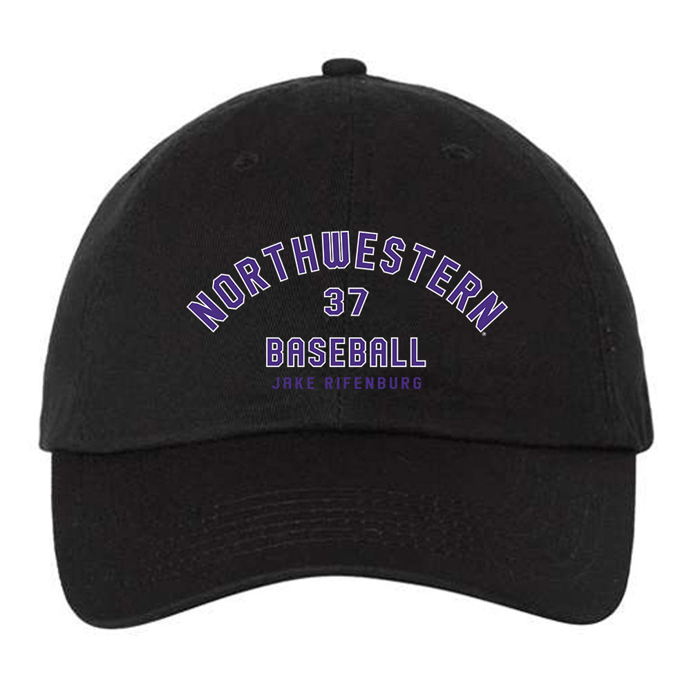 Northwestern - NCAA Baseball : Jake Rifenburg - Dad Hat-0
