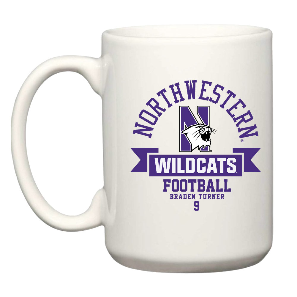 Northwestern - NCAA Football : Braden Turner - Coffee Mug