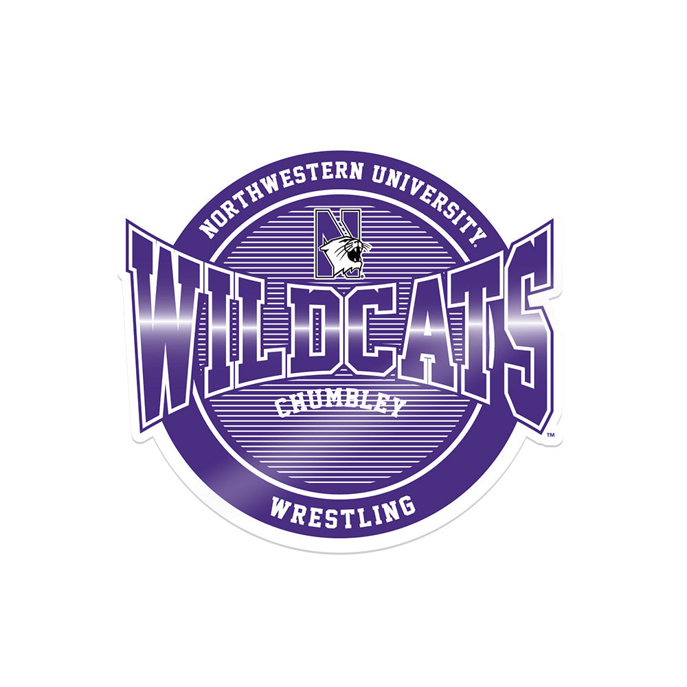Northwestern - NCAA Wrestling : Trevor Chumbley - Sticker