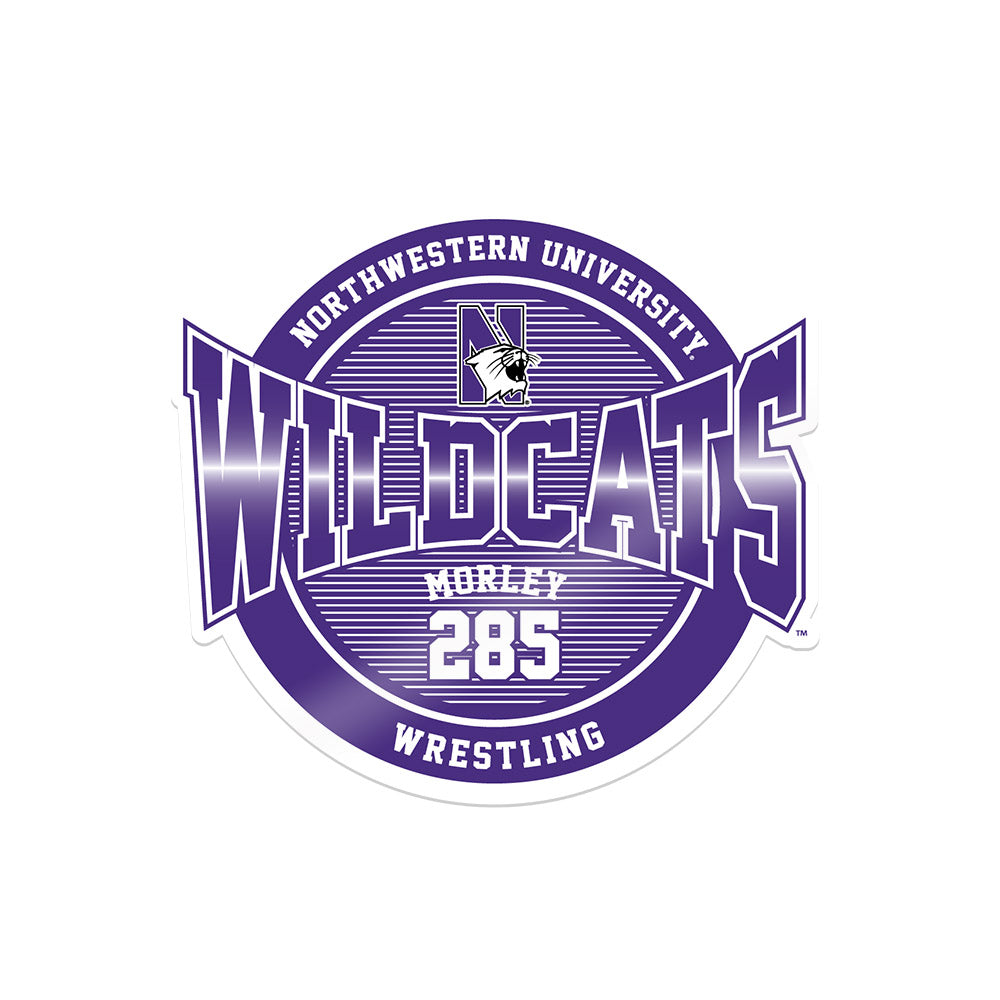Northwestern - NCAA Wrestling : Dirk Morley - Sticker