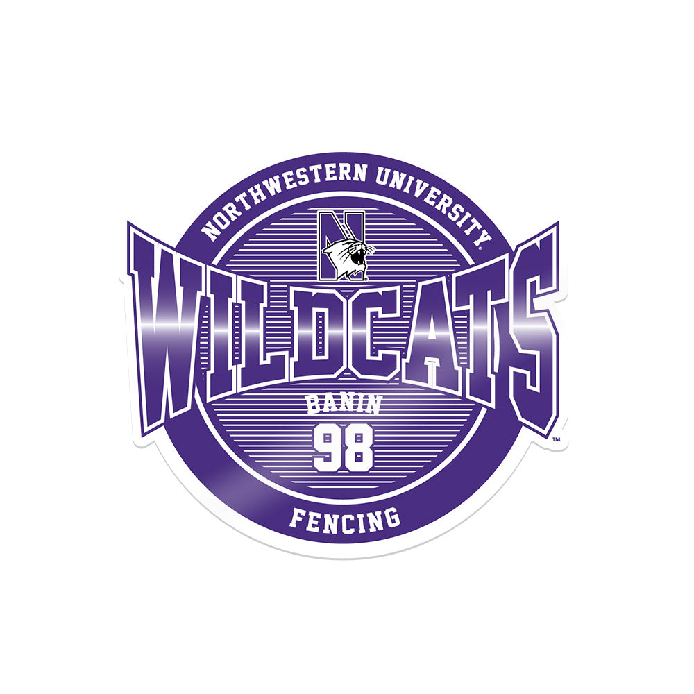 Northwestern - NCAA Women's Fencing : Isabelle Banin - Sticker