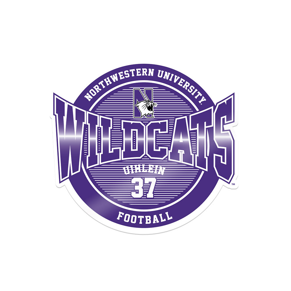 Northwestern - NCAA Football : Mac Uihlein - Sticker