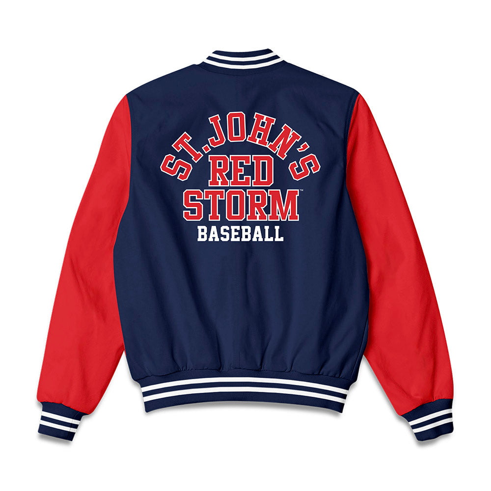 St. Johns - NCAA Baseball : Dylan Johnson - Bomber Jacket