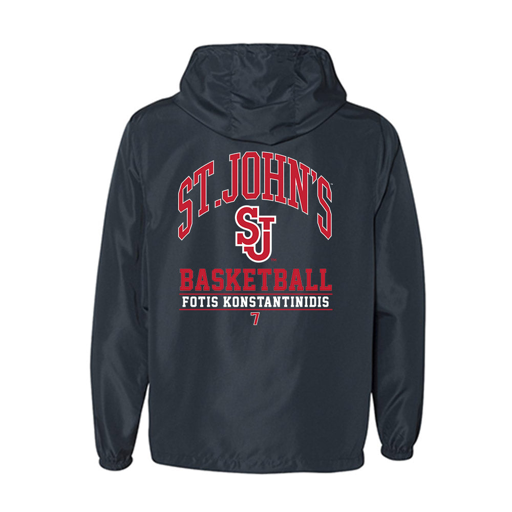 St. Johns - NCAA Men's Basketball : Fotis Konstantinidis - Windbreaker-1