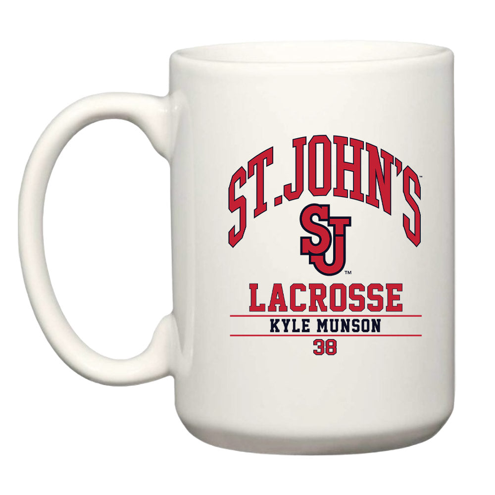 St. Johns - NCAA Men's Lacrosse : Kyle Munson - Coffee Mug