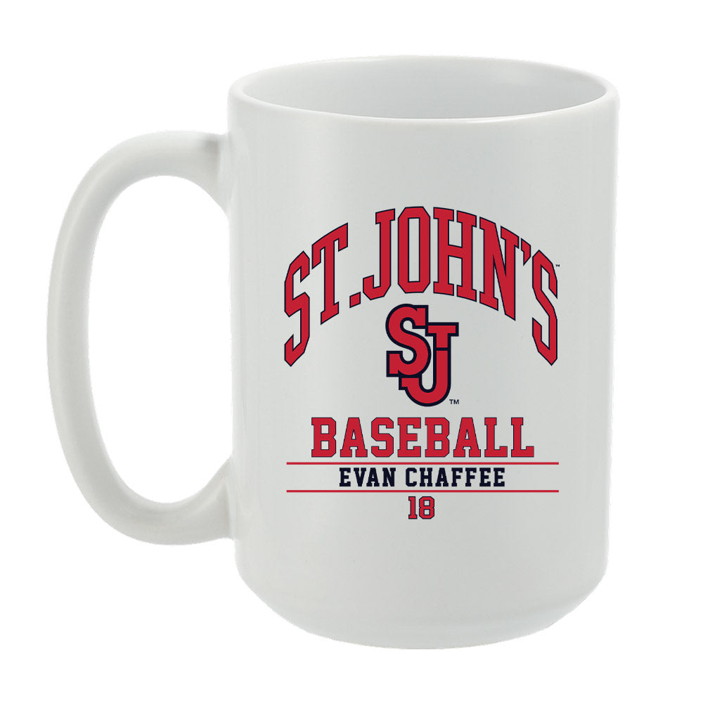 St. Johns - NCAA Baseball : Evan Chaffee - Coffee Mug