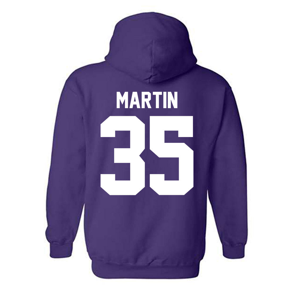 Northwestern - NCAA Football : Sean Martin - Classic Shersey Hooded Sweatshirt-1