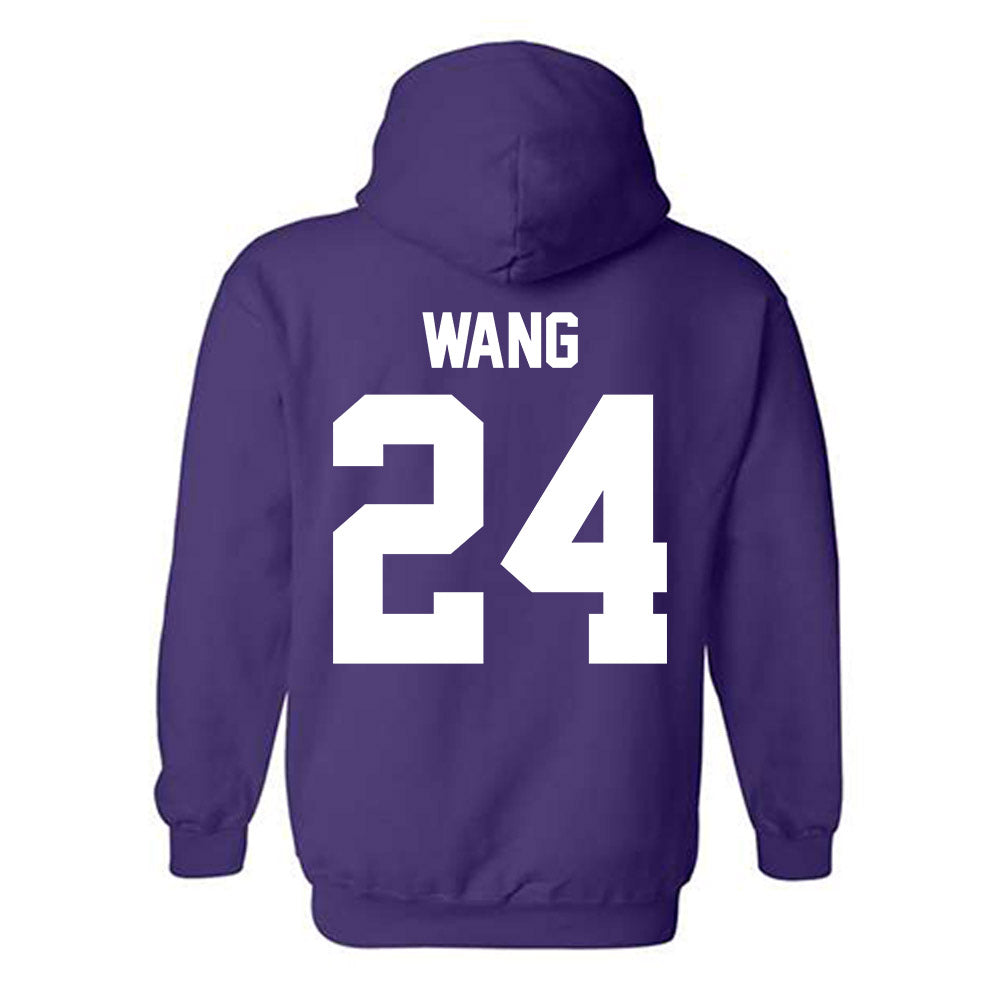 Northwestern - NCAA Women's Fencing : Karen Wang - Classic Shersey Hooded Sweatshirt-1