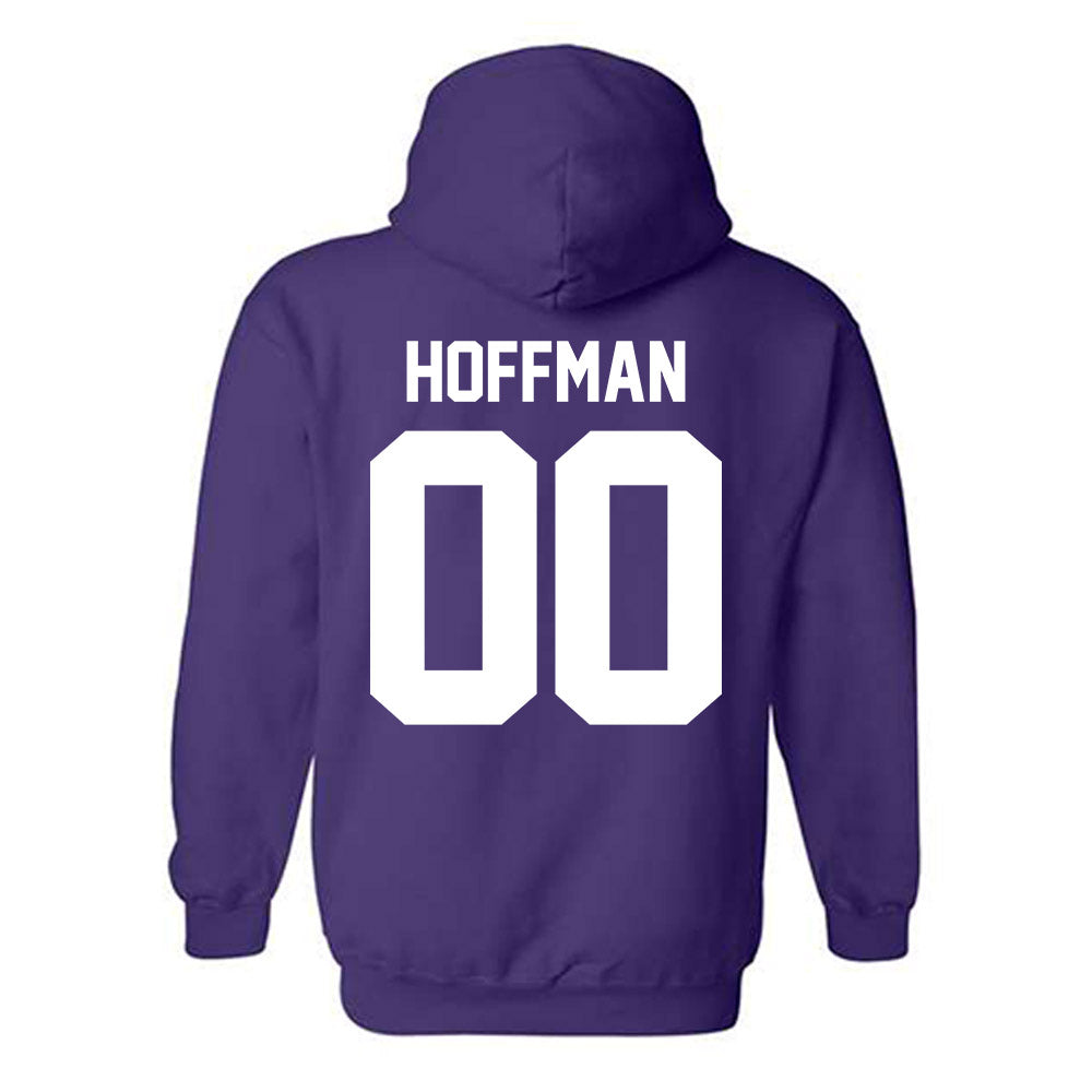 Northwestern - NCAA Baseball : Maddox Hoffman - Classic Shersey Hooded Sweatshirt-1