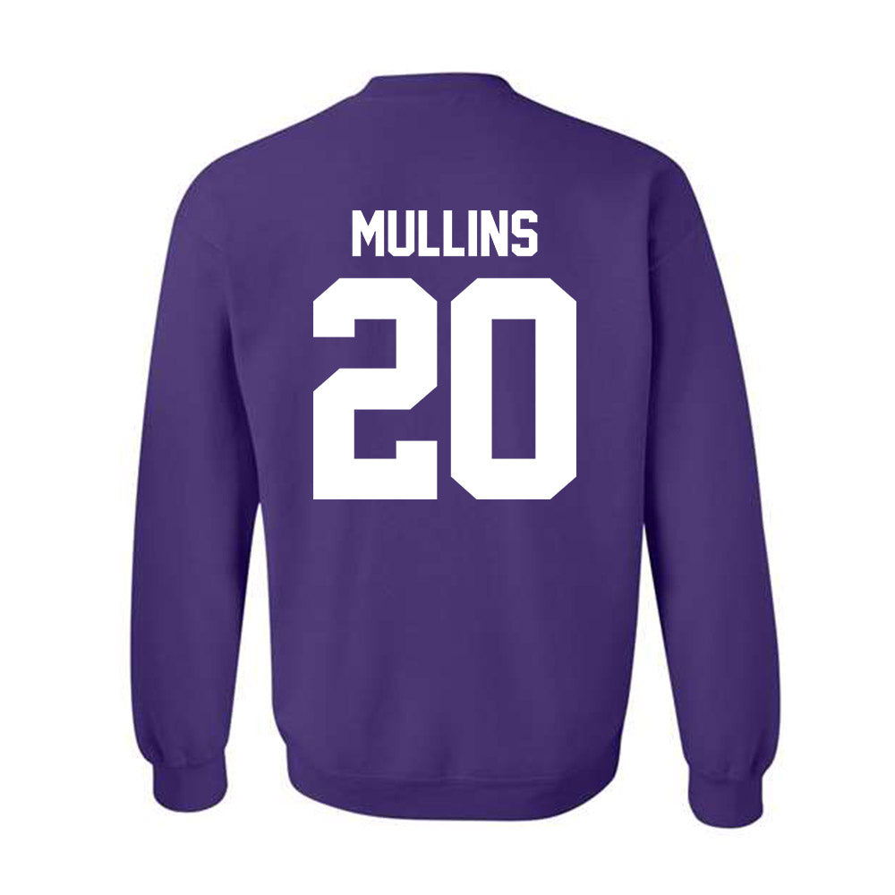 Northwestern - NCAA Men's Basketball : Justin Mullins - Classic Shersey Crewneck Sweatshirt-1
