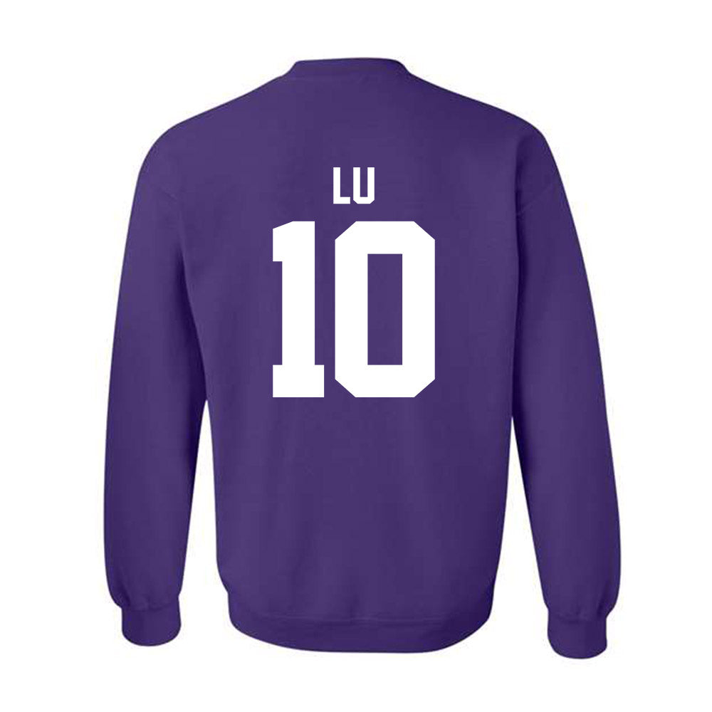 Northwestern - NCAA Women's Fencing : Amy Lu - Classic Shersey Crewneck Sweatshirt-1