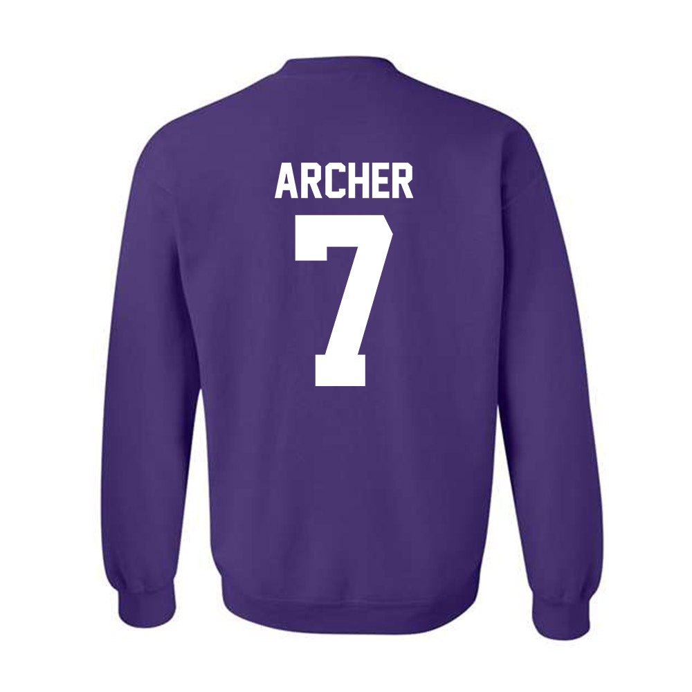 Northwestern - NCAA Women's Lacrosse : Lauren Archer - Classic Shersey Crewneck Sweatshirt-1