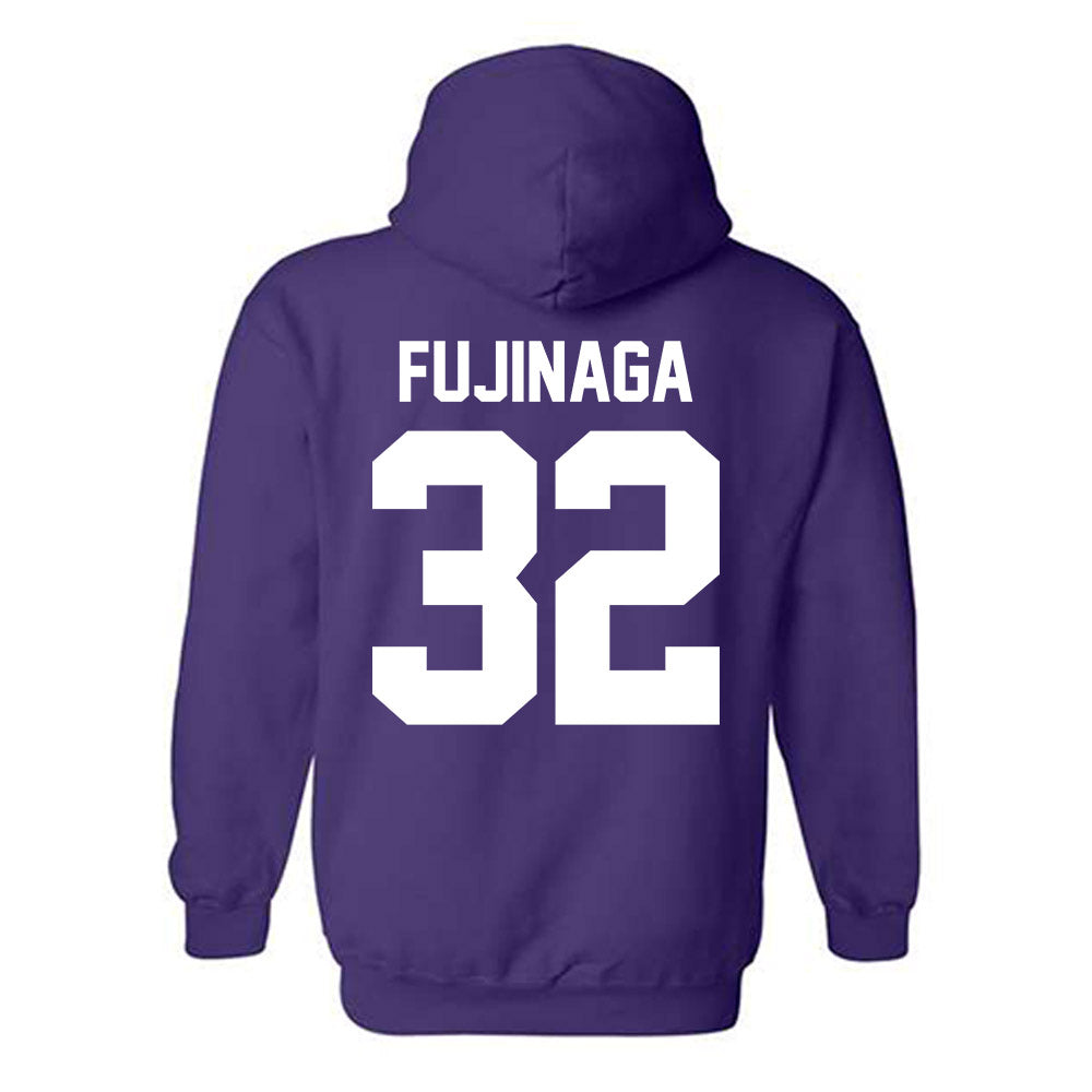 Northwestern - NCAA Women's Lacrosse : Grace Fujinaga - Classic Shersey Hooded Sweatshirt-1