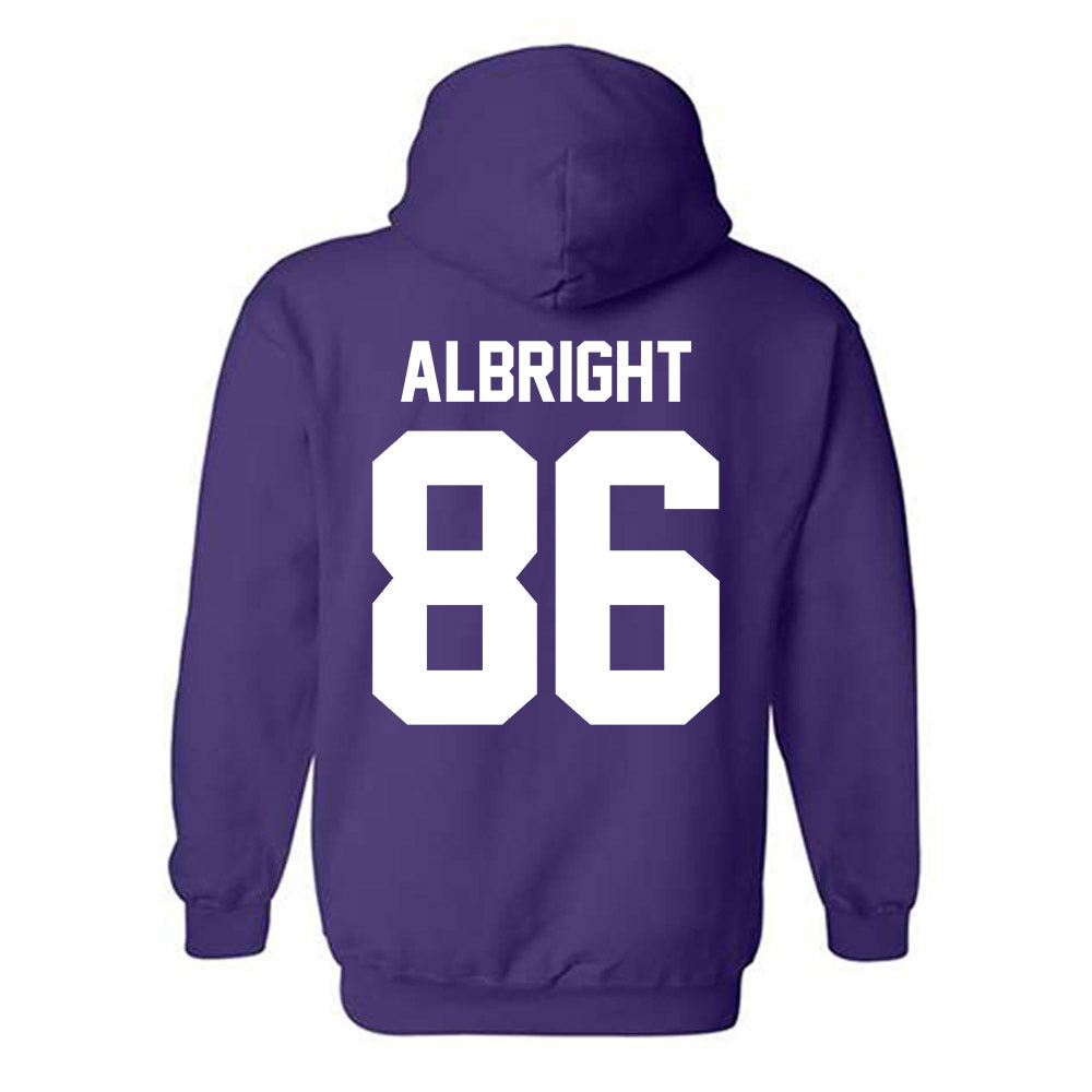 Northwestern - NCAA Football : Lawson Albright - Classic Shersey Hooded Sweatshirt-1