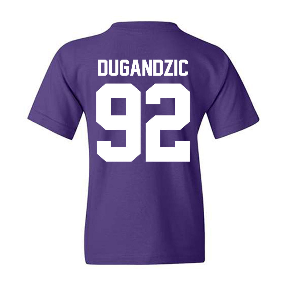 Northwestern - NCAA Football : Nikola Dugandzic - Classic Shersey Youth T-Shirt-1