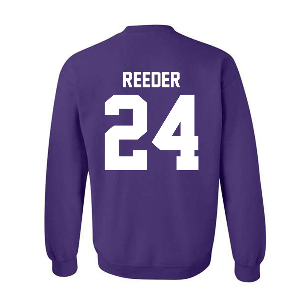 Northwestern - NCAA Football : Dashun Reeder - Classic Shersey Crewneck Sweatshirt-1