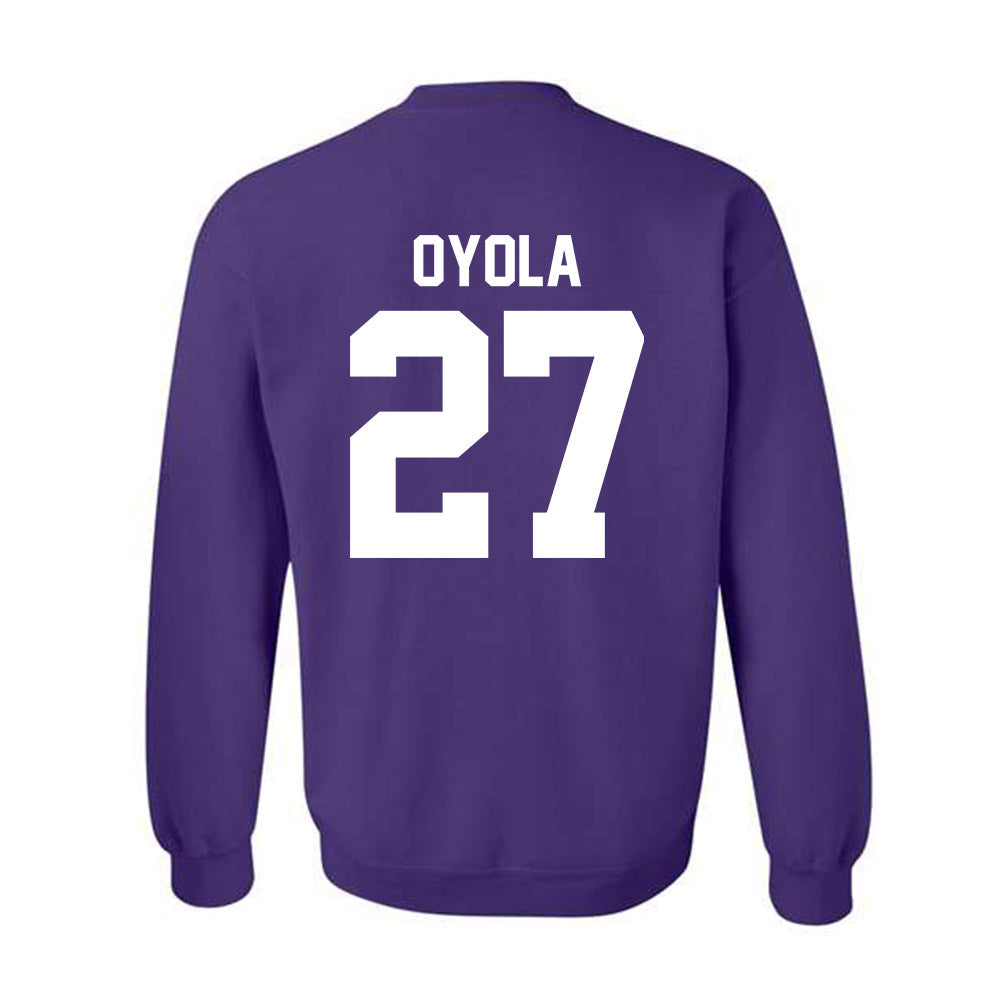 Northwestern - NCAA Football : Jack Oyola - Classic Shersey Crewneck Sweatshirt-1