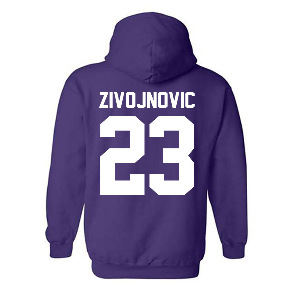 Northwestern - NCAA Women's Field Hockey : Maja Zivojnovic - Classic Shersey Hooded Sweatshirt-1