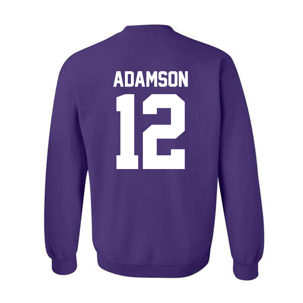Northwestern - NCAA Women's Lacrosse : Olivia Adamson - Classic Shersey Crewneck Sweatshirt-1