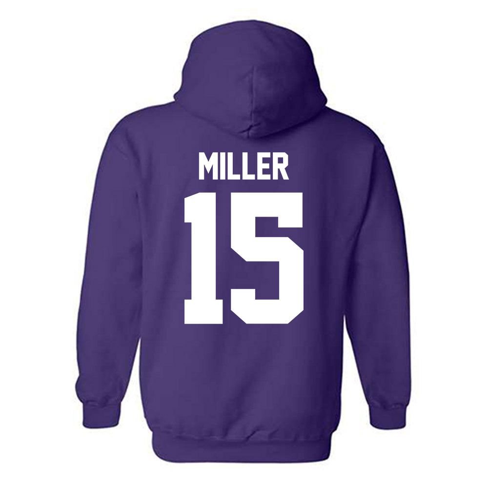 Northwestern - NCAA Women's Fencing : Sky Miller - Classic Shersey Hooded Sweatshirt-1