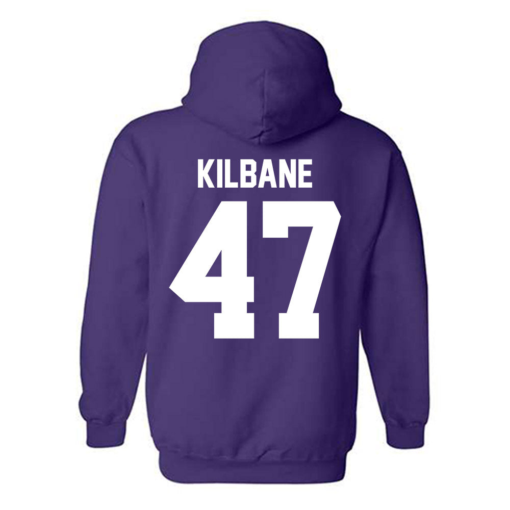 Northwestern - NCAA Football : Michael Kilbane - Classic Shersey Hooded Sweatshirt-1