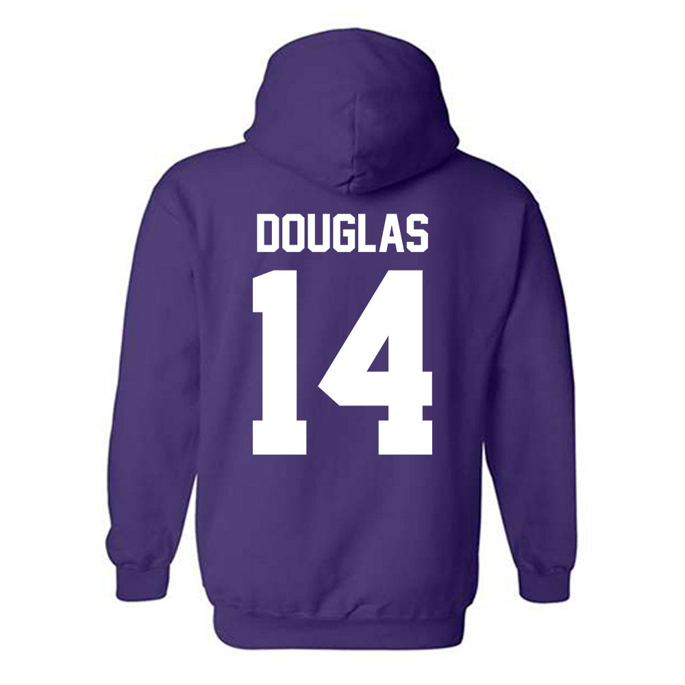 Northwestern - NCAA Women's Fencing : Julia Douglas - Classic Shersey Hooded Sweatshirt-1