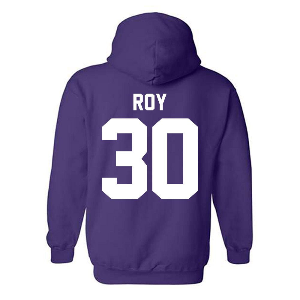 Northwestern - NCAA Women's Soccer : Caroline Roy - Classic Shersey Hooded Sweatshirt-1