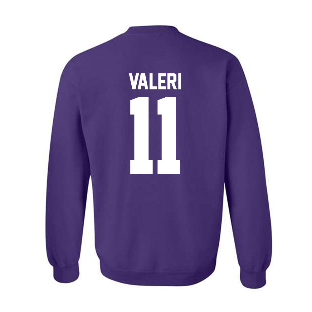 Northwestern - NCAA Football : Seth Valeri - Classic Shersey Crewneck Sweatshirt-1
