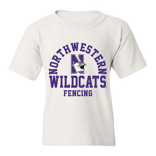 Northwestern - NCAA Women's Fencing : Juliana Hung - Classic Shersey Youth T-Shirt