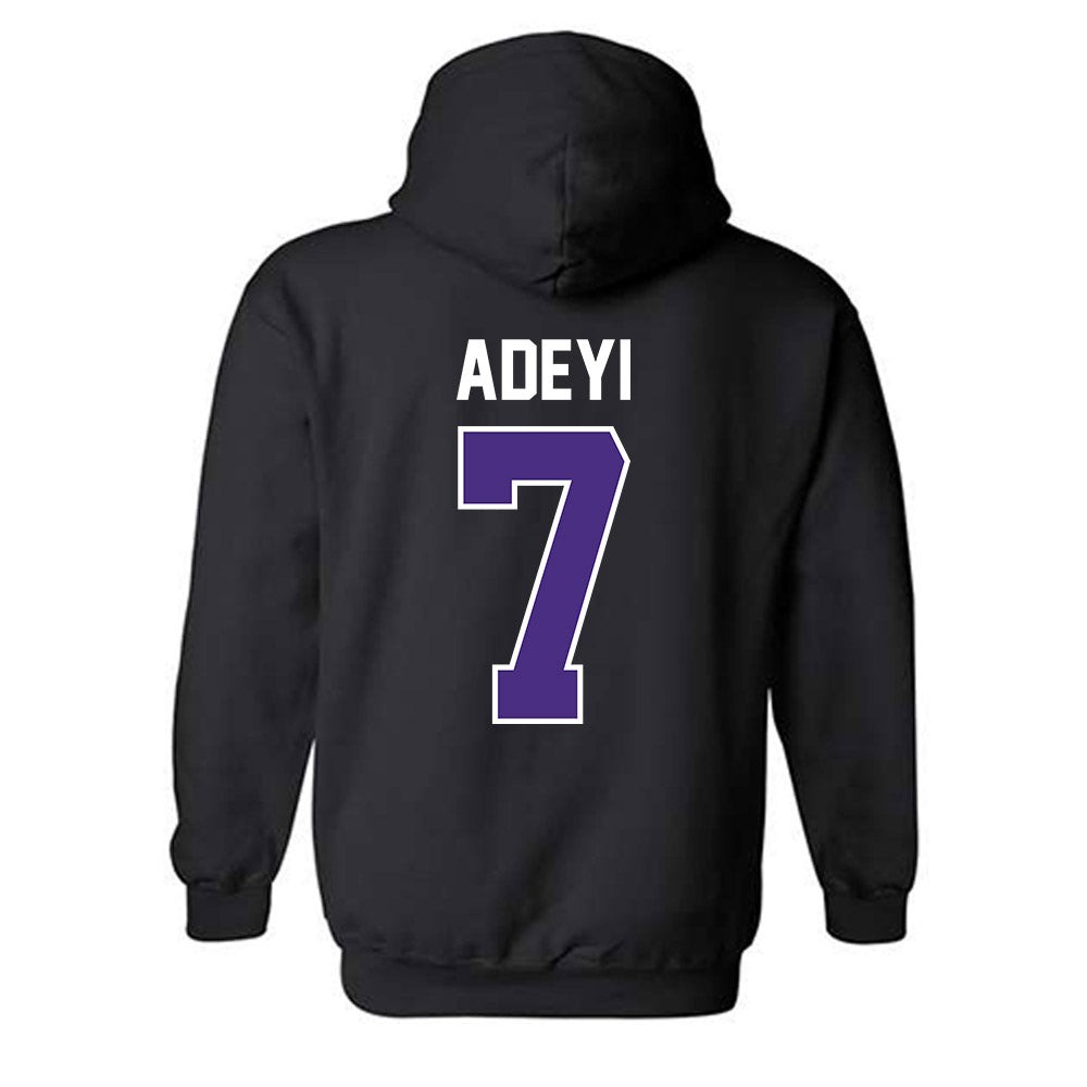 Northwestern - NCAA Football : Ore Adeyi - Classic Shersey Hooded Sweatshirt