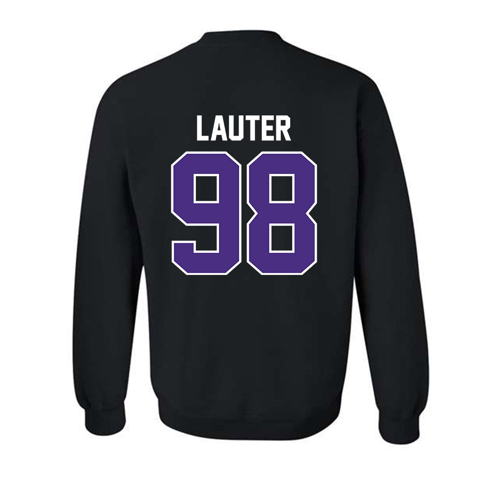 Northwestern - NCAA Football : Landon Lauter - Classic Shersey Crewneck Sweatshirt-1