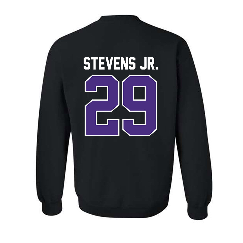Northwestern - NCAA Football : JonJon Stevens Jr. - Classic Shersey Crewneck Sweatshirt-1