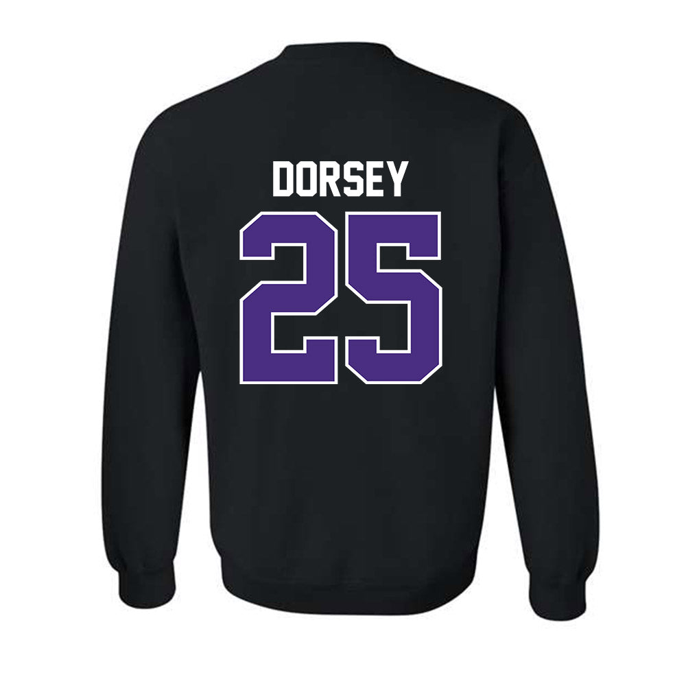 Northwestern - NCAA Football : Marquet Dorsey - Classic Shersey Crewneck Sweatshirt-1