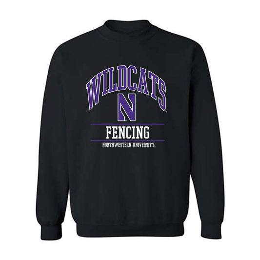 Northwestern - NCAA Women's Fencing : Asha Henry - Classic Shersey Crewneck Sweatshirt