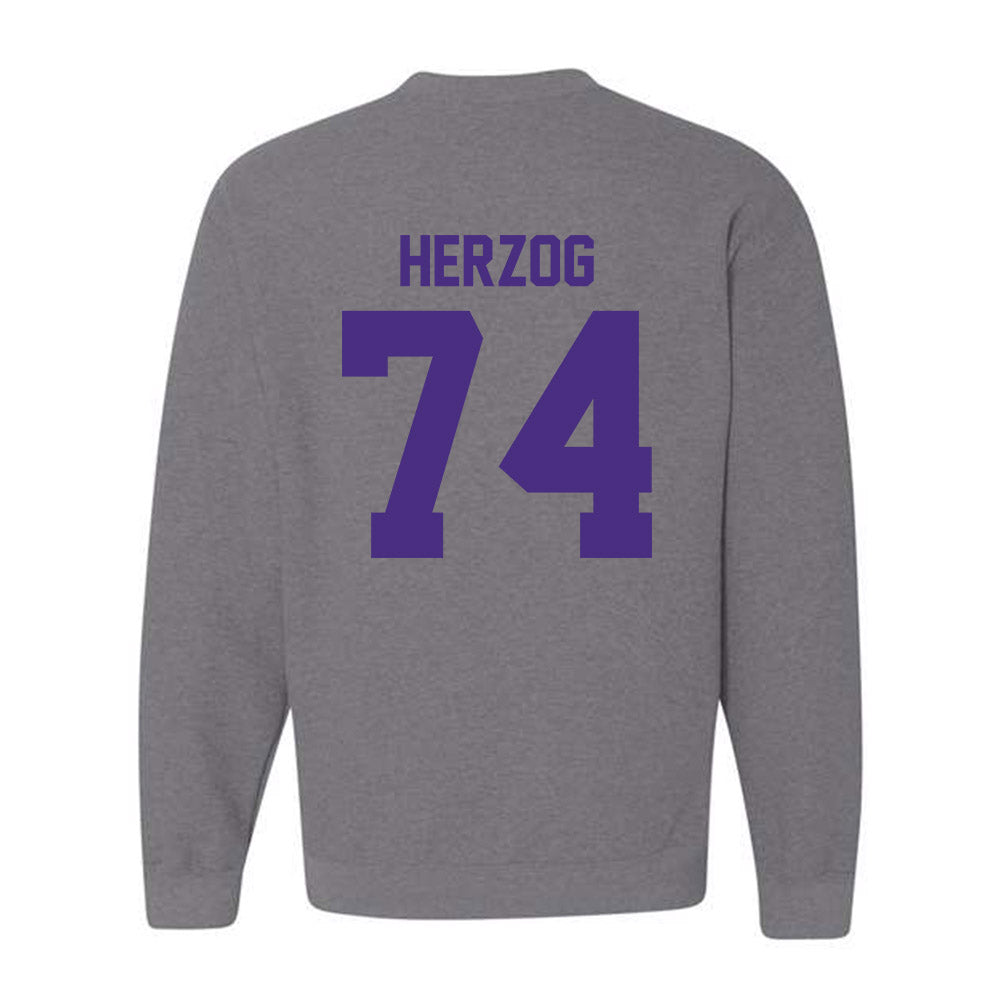 Northwestern - NCAA Football : Nicholas Herzog - Classic Shersey Crewneck Sweatshirt