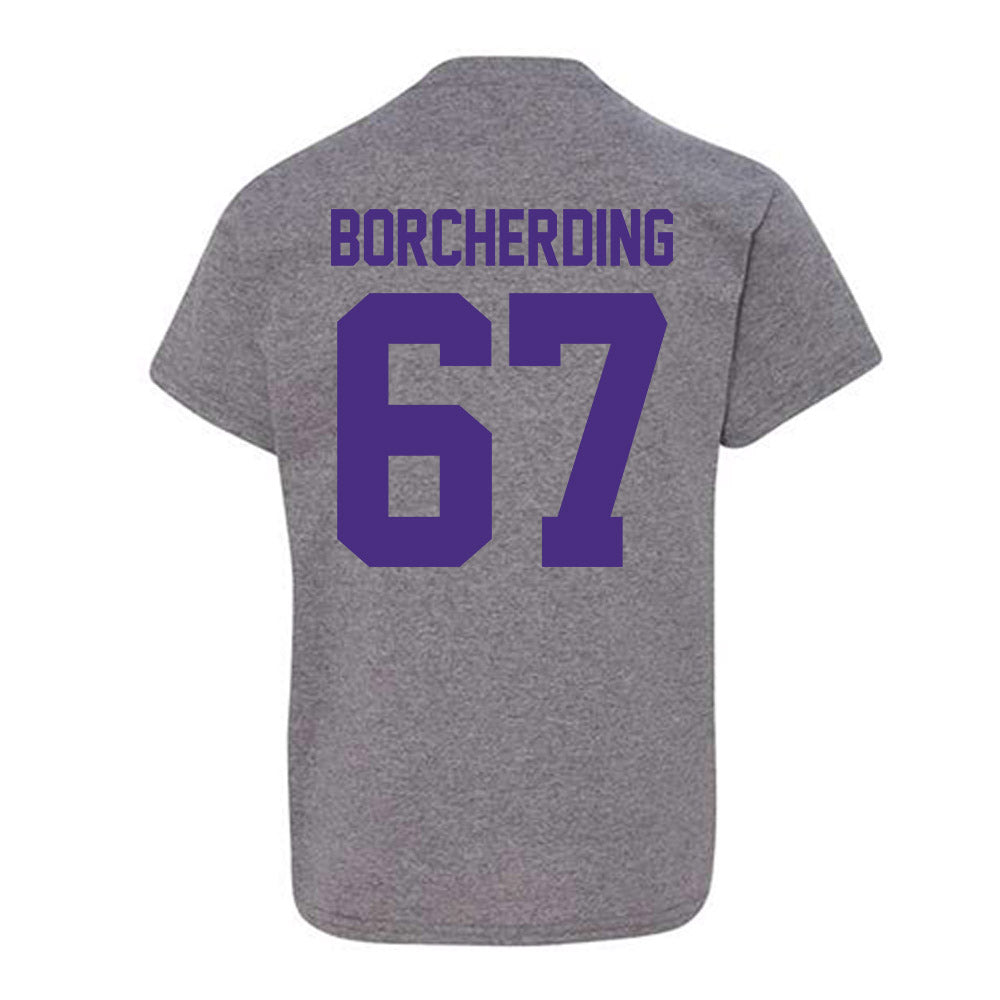Northwestern - NCAA Football : Jace Borcherding - Classic Shersey Youth T-Shirt-1