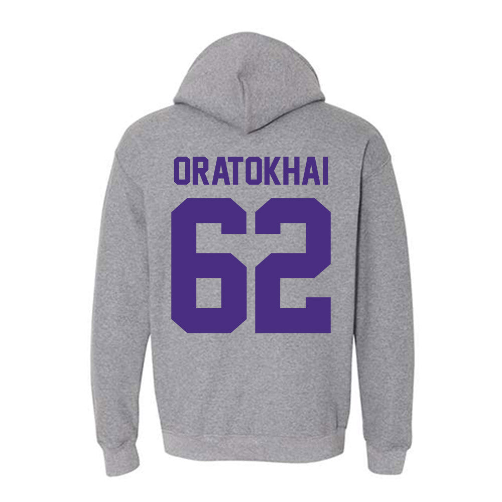 Northwestern - NCAA Football : Adrian-Izic Oratokhai - Classic Shersey Hooded Sweatshirt