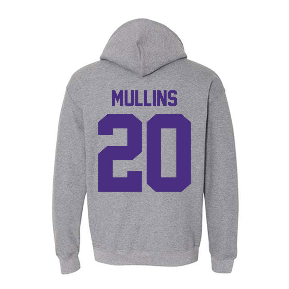 Northwestern - NCAA Men's Basketball : Justin Mullins - Classic Shersey Hooded Sweatshirt