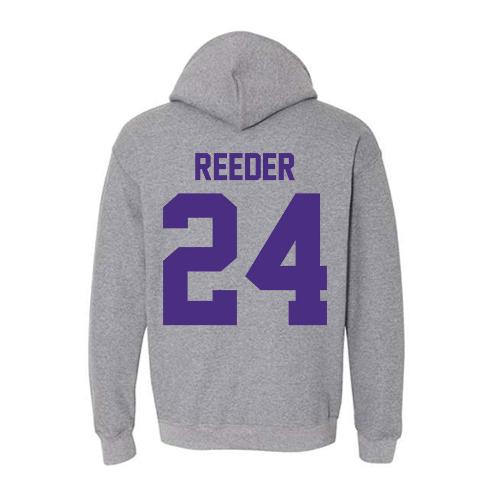 Northwestern - NCAA Football : Dashun Reeder - Classic Shersey Hooded Sweatshirt-1