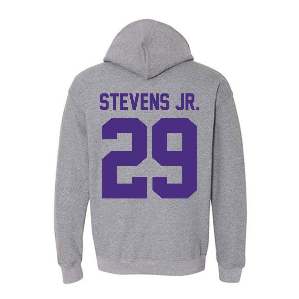 Northwestern - NCAA Football : JonJon Stevens Jr. - Classic Shersey Hooded Sweatshirt-1