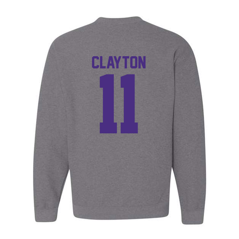 Northwestern - NCAA Men's Basketball : Jordan Clayton - Classic Shersey Crewneck Sweatshirt