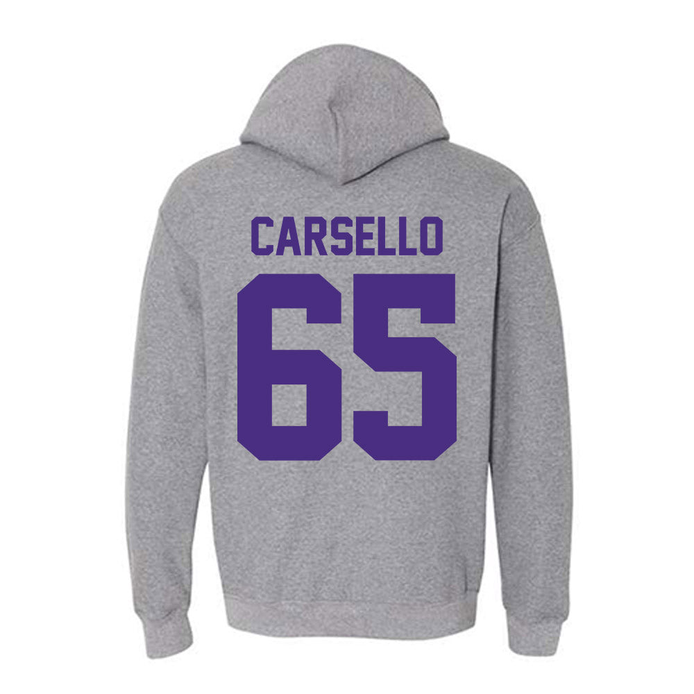 Northwestern - NCAA Football : Jackson Carsello - Classic Shersey Hooded Sweatshirt