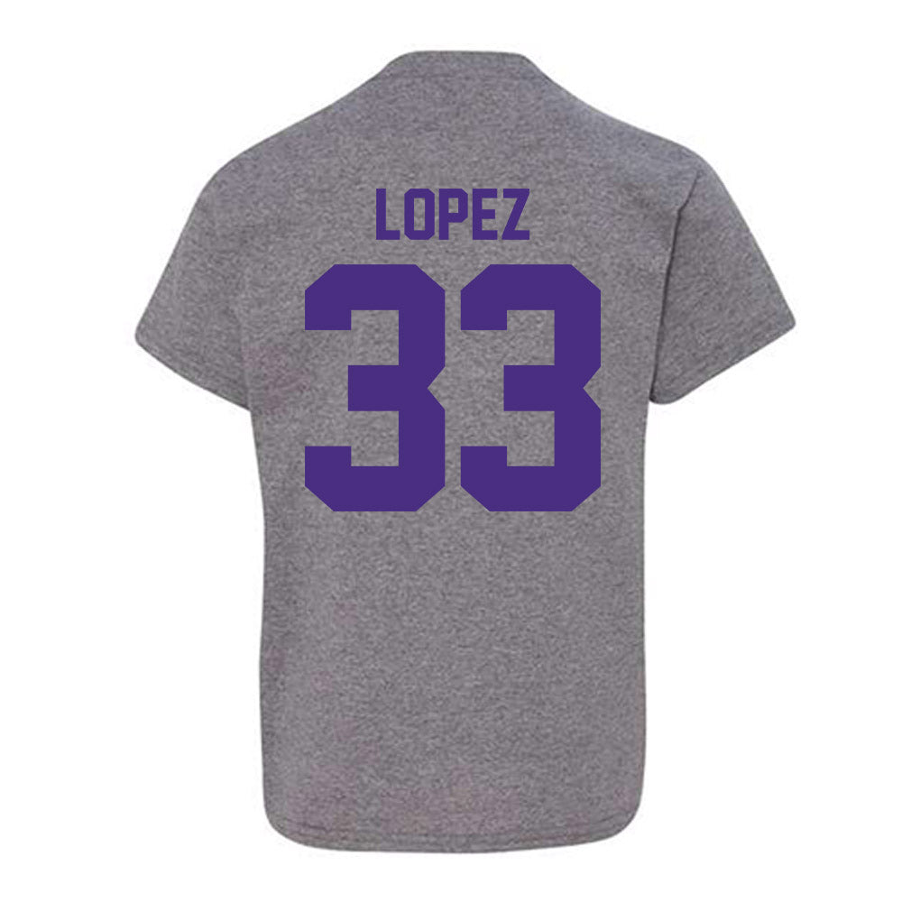 Northwestern - NCAA Women's Basketball : Amparo Lopez - Classic Shersey Youth T-Shirt-1