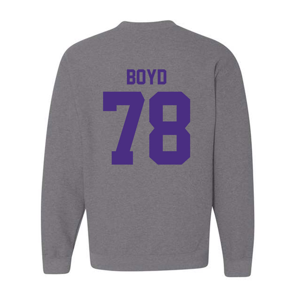 Northwestern - NCAA Football : Trey Boyd - Classic Shersey Crewneck Sweatshirt-1
