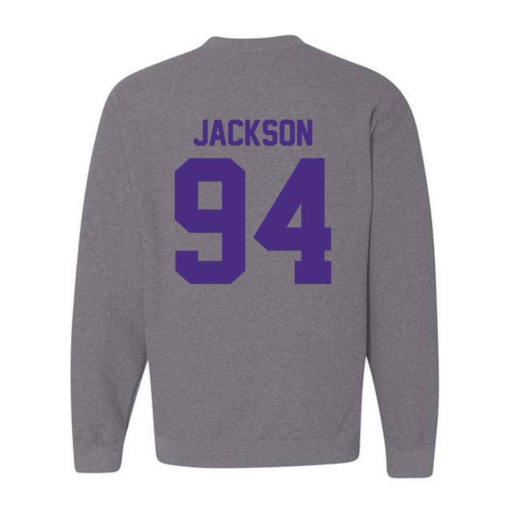 Northwestern - NCAA Football : Miguel Jackson - Classic Shersey Crewneck Sweatshirt-1