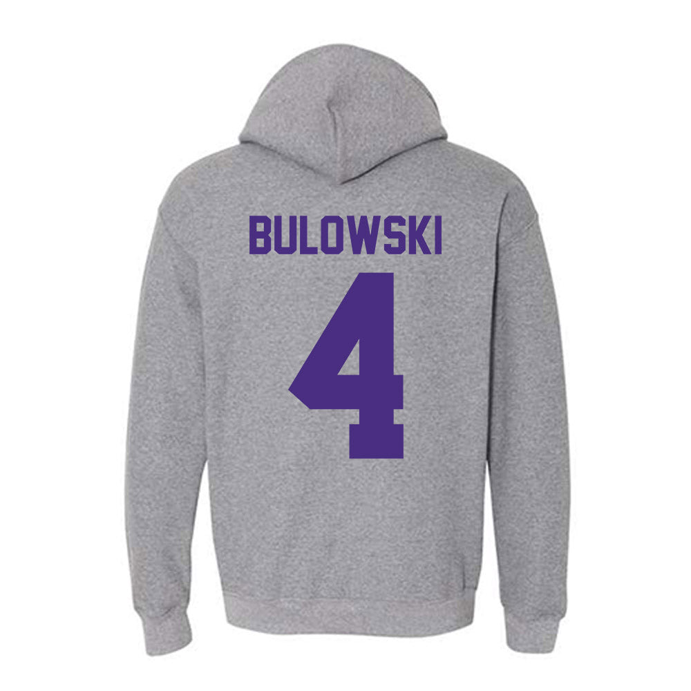 Northwestern - NCAA Men's Soccer : Dalton Bulowski - Classic Shersey Hooded Sweatshirt-1
