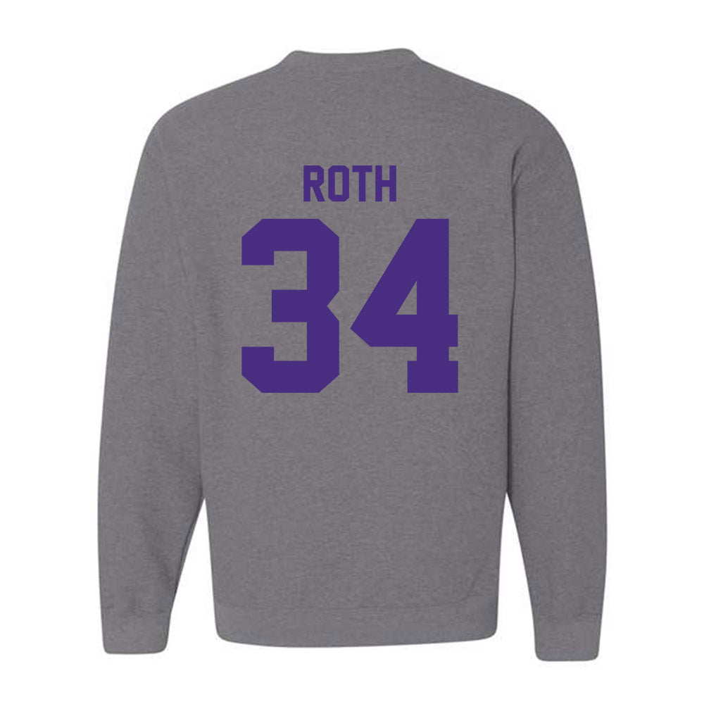 Northwestern - NCAA Football : Payton Roth - Classic Shersey Crewneck Sweatshirt-1