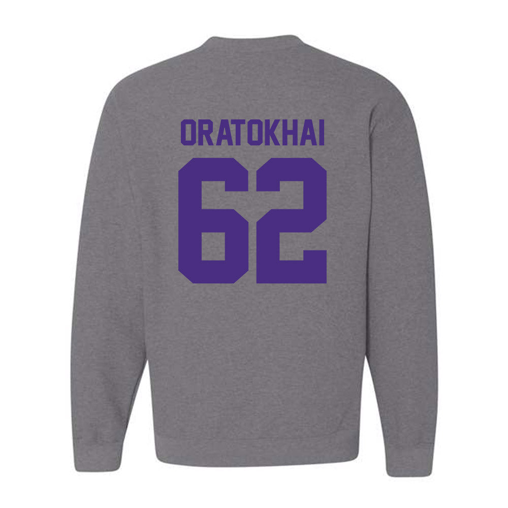 Northwestern - NCAA Football : Adrian-Izic Oratokhai - Classic Shersey Crewneck Sweatshirt
